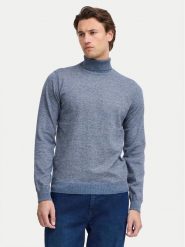 Blend Golf 20717261 Niebieski Regular Fit. Niebieskie golfy Blend, l, bez wzorów, z syntetyku, bez kołnierzyka, bez ramiączek. Za 79.99 zł.
