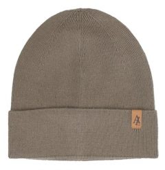 Czapka Jesienno-Zimowa (beanie) – Alties - Mleczna Kawa. Białe czapki zimowe Alties, bez wzorów, z dzianiny. Za 59.00 zł.