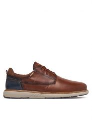 Pikolinos Półbuty Bilbao M8D-4292C1 Brązowy. Brązowe eleganckie półbuty Pikolinos, bez wzorów, ze skóry, bez obcasa, bez zapięcia. Za 649.99 zł.