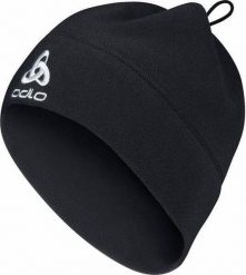 Uniwersalna czapka polarowa ODLO microfleece. Czarne bielizna termoaktywna ODLO, uniwersalny, bez wzorów, z materiału, bez ramiączek, do biegania. Za 119.99 zł.