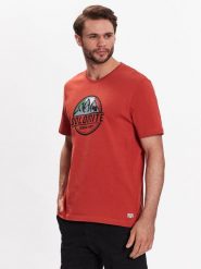 Dolomite T-Shirt 296160-1408 Pomarańczowy Regular Fit. Brązowe t-shirty sportowe Dolomite, bez wzorów, z bawełny, bez ramiączek, trekkingowe. Za 249.99 zł.