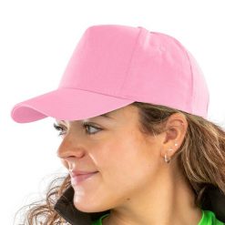 Czapka Z Daszkiem Printers 5 Panel. Niebieskie czapki z daszkiem RESULT HEADWEAR, bez wzorów, z bawełny. Za 25.99 zł.