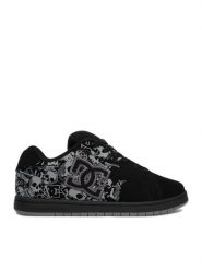 DC Shoes Sneakersy C-GAVELER ADYS100536-BDP Czarny. Czarne buty sportowe casual DC Shoes, bez wzorów, z nubiku, bez zapięcia. Za 239.99 zł.