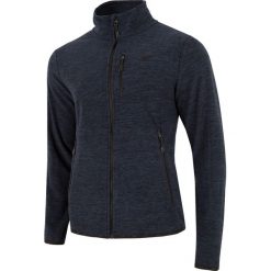 Polar męski PLM001 - ciemny granat melanż. Bluzy z polaru marki 4F. Za 129.99 zł.