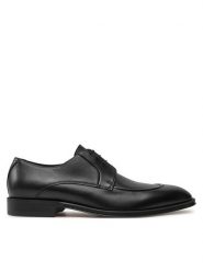 Boss Półbuty Derrek 50522920 Czarny. Czarne eleganckie półbuty Boss, bez wzorów, ze skóry, bez obcasa, bez zapięcia. Za 1,399.00 zł.