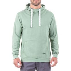 Bluza w kolorze zielonym. Bluzy z kapturem marki Jeep. W wyprzedaży za 112.95 zł.