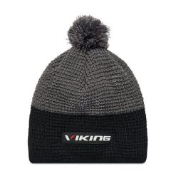 Czapka Viking. Szare czapki zimowe Viking, bez wzorów. Za 59.99 zł.
