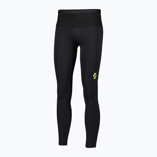 Legginsy do biegania męskie SCOTT RC Run Full Tights. Czarne legginsy długie sportowe Scott, l, bez wzorów, z elastanu, do biegania. Za 319.99 zł.