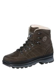 LOWA Skórzane buty turystyczne "Trekker" w kolorze brązowym rozmiar: 47. Brązowe buty trekkingowe Lowa, bez wzorów, z nubiku, bez zapięcia. Za 760.45 zł.