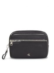 Calvin Klein Saszetka K50K511448 Czarny. Czarne saszetki i nerki CALVIN KLEIN, bez wzorów, ze skóry. Za 199.99 zł.