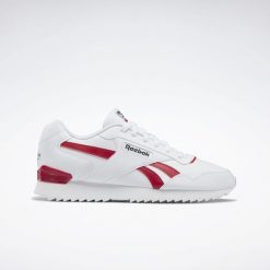 Buty do chodzenia męskie Reebok Glide Ripple Clip. Białe buty sportowe casual Reebok, bez wzorów, z materiału, bez zapięcia. Za 279.00 zł.