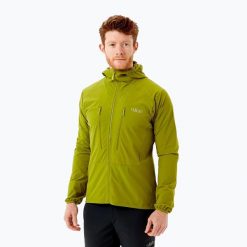 Kurtka softshell męska Rab Borealis. Szare kurtki RAB, m, bez wzorów, z softshellu, bez kaptura. Za 549.99 zł.
