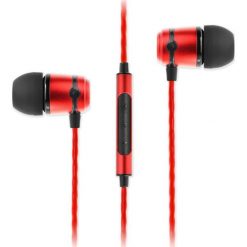 Soundmagic E50C Czerwony Słuchawki. Czerwone słuchawki douszne SoundMagic. Za 265.99 zł.