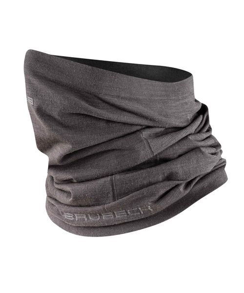 Komin trekkingowy z wełną merino unisex Brubeck. Niebieskie szaliki Brubeck, bez wzorów, z dzianiny. Za 72.99 zł.
