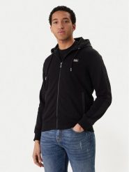 KARL LAGERFELD Bluza 705005 562900 Czarny Regular Fit. Czarne bluzy KARL LAGERFELD, m, bez wzorów, z bawełny, bez kaptura. Za 1,079.00 zł.