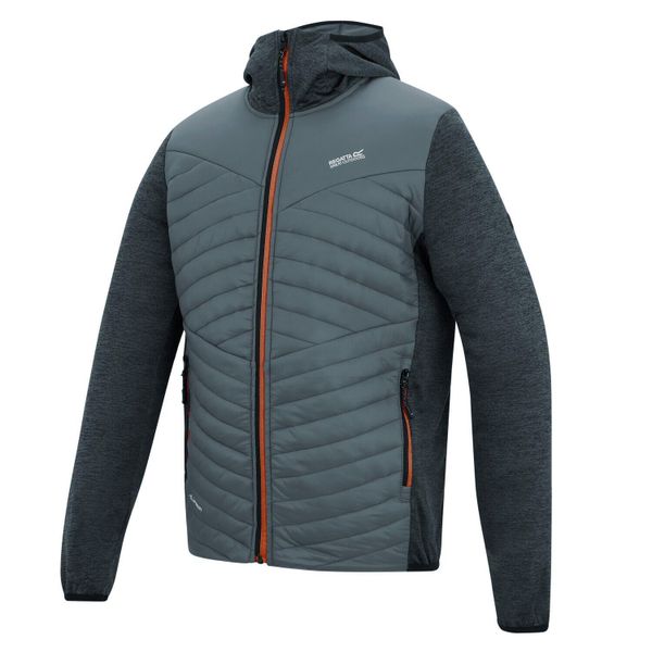 Męska kurtka pikowana Andreson Marl Hybrid. Brązowe kurtki Regatta, l, bez wzorów, z poliamidu, bez kaptura. Za 183.99 zł.