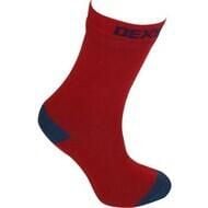 Skarpety do łydek Dexshell crew. Czerwone skarpety DEXSHELL, bez wzorów. Za 185.00 zł.