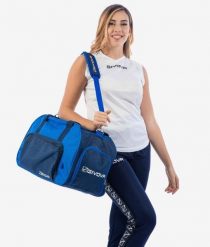 Torba sportowa Givova Palestra Royal Blue. Niebieskie torby na ramię Givova, z aplikacjami, z materiału, na ramię, duże, z nadrukiem, bez dodatków. Za 112.42 zł.