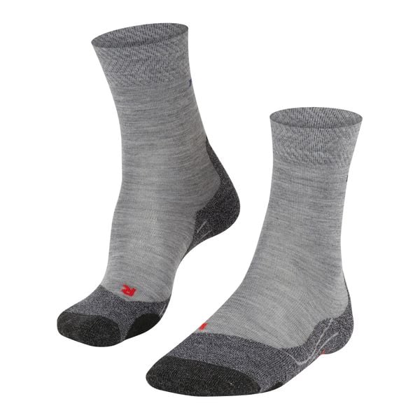 Skarpetki Falke TK2 Melange. Szare skarpety Falke, bez wzorów, z materiału. Za 161.50 zł.