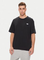 Reebok T-Shirt Cl Court Sport Ss Tape Tee 100202807 Czarny Regular Fit. Czarne t-shirty sportowe Reebok, bez wzorów, z bawełny, bez ramiączek. Za 69.99 zł.