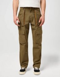 MESKIE SPODNIE WRANGLER CJ REL CARGO PANT BEECH 112370984. Spodnie materiałowe Wrangler, l, bez wzorów, z materiału. Za 219.99 zł.