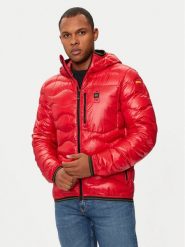 Blauer Kurtka puchowa 24WBLUC03030 Czerwony Regular Fit. Czerwone kurtki Blauer, m, bez wzorów, z puchu, bez kaptura. Za 1,279.00 zł.