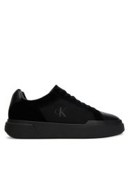 Calvin Klein Sneakersy Chunky Cupsole Laceup Cv Mix HM0HM02238 Czarny. Czarne buty sportowe casual CALVIN KLEIN, bez wzorów, ze skóry, bez zapięcia. Za 489.99 zł.