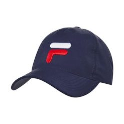 Czapka tenisowa z daszkiem Fila Cap Max. Niebieskie czapki z daszkiem Fila, bez wzorów. Za 79.00 zł.