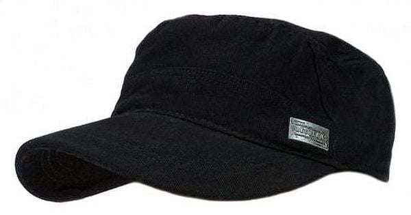 Czarna Bawełniana Jesienno-Zimowa Męska Czapka z Daszkiem -Pako Jeans- Patrolówka. Czarne czapki z daszkiem Pako Jeans, na zimę, bez wzorów, z bawełny. Za 49.00 zł.