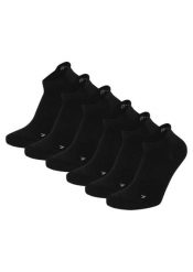 Skarpety Fitness unisex Sneaker – 6 szt. – Czarne. Czarne skarpety Xtreme, bez wzorów, z materiału. Za 148.10 zł.