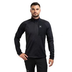 Bluza trekkingowa męska Montura Dolomiti Maglia m. Niebieskie bluzy MONTURA, m, bez wzorów, bez kaptura. Za 629.99 zł.