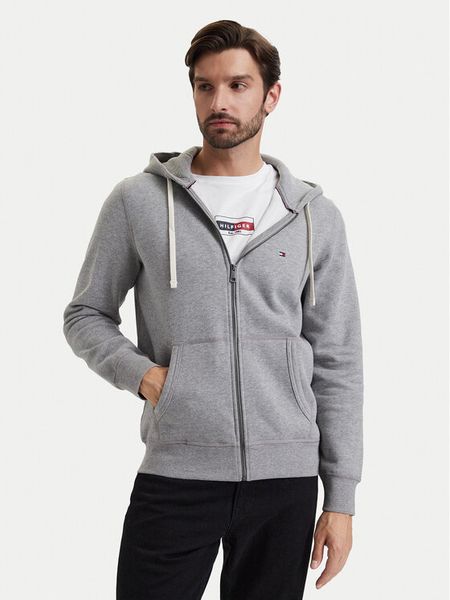 Tommy Hilfiger Bluza Essential MW0MW44931 Szary Regular Fit. Szare bluzy Tommy Hilfiger, m, bez wzorów, z syntetyku, bez kaptura. Za 529.99 zł.