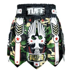 Spodenki treningowe TUFF Gladiator Brown Military Warrior. Białe krótkie spodenki sportowe TUFF, bez wzorów. Za 199.00 zł.
