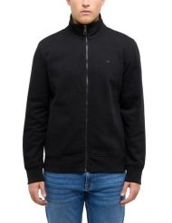 Męska Bluza Nierozpinana Mustang Style Dillon Black 1017551 4142. Czarne bluzy Mustang, m, bez wzorów, bez kaptura. Za 139.99 zł.