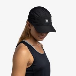 Czapka z daszkiem BUFF SPEED CAP SOLID BLACK. Czarne czapki z daszkiem Buff, bez wzorów. Za 99.65 zł.