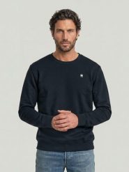 G-Star Bluza w kolorze granatowym rozmiar: XXL. Niebieskie bluzy G-Star, xxl, bez wzorów, z bawełny, bez kaptura. Za 200.95 zł.