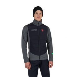 Bluza Rossignol męska New Hero Classique Hybrid Clim onyx grey. Szare bluzy Rossignol, m, bez wzorów, bez kaptura. Za 509.99 zł.