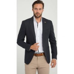 Lniana marynarka - Slim fit - w kolorze granatowym. Marynarki marki Sir Raymond Taylor, ze lnu. W wyprzedaży za 260.95 zł.