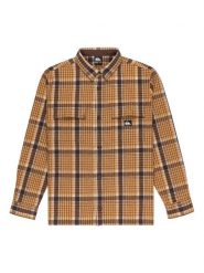 Quiksilver Koszula Yankee EQYWT04648 Beżowy Regular Fit. Brązowe koszule Quiksilver, m, bez wzorów, z wełny, bez kołnierzyka, bez ramiączek. Za 419.99 zł.