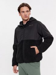 Kappa Kurtka przejściowa Logo 331E2RW Czarny Regular Fit. Czarne kurtki Kappa, l, bez wzorów, z syntetyku, bez kaptura. Za 219.99 zł.