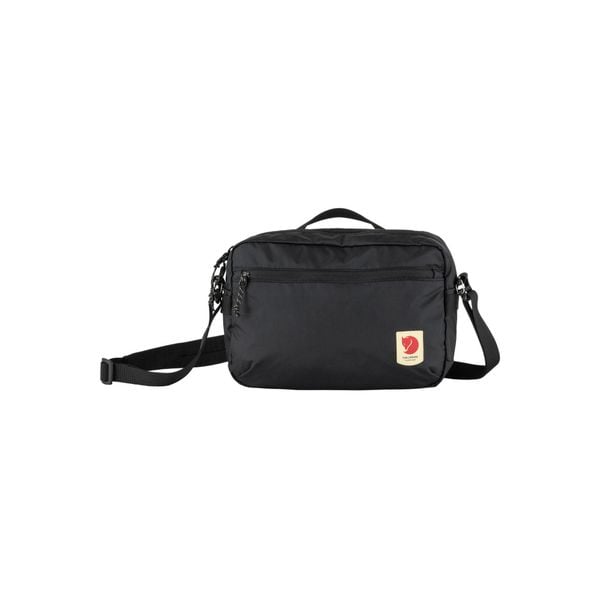 Saszetka Fjallraven High Coast Crossbody - black. Czarne torby na ramię Fjällräven, bez wzorów, bez dodatków. Za 289.00 zł.