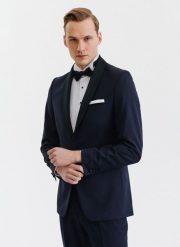 PAKO LORENTE – Marynarka smokingowa P000B-3S-002-G-S. Garnitury Pako Lorente, na ślub cywilny, s, bez wzorów, z wełny. Za 1,999.99 zł.