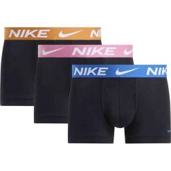 Bokserki Nike Trunk 3Pk Dorośli. Czarne bokserki Nike, s, bez wzorów, z elastanu. Za 224.99 zł.