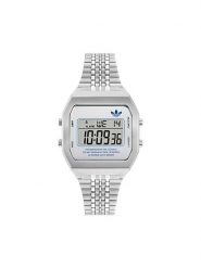 Adidas Zegarek Originals Street Digital Two AOST23554 Srebrny. Szare, cyfrowe zegarki Adidas, srebrne. Za 439.99 zł.