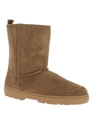 Gooce Skórzane kozaki zimowe "Gully" w kolorze jasnobrązowym rozmiar: 42. Brązowe kozaki Gooce, na zimę, bez wzorów, ze skóry, bez obcasa, bez zapięcia. Za 217.99 zł.