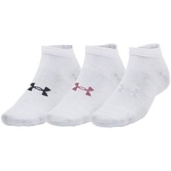 Skarpetki Unisex Dla Dorosłych Essential Low Cut (zestaw 3 Sztuk). Białe skarpety Under Armour, bez wzorów. Za 88.99 zł.