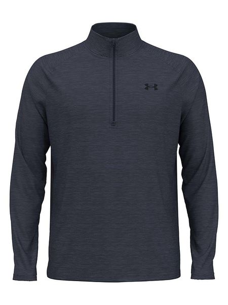 Under Armour Koszulka sportowa "Tech" w kolorze granatowym rozmiar: XXL. Niebieskie t-shirty sportowe Under Armour, bez wzorów, z materiału, bez ramiączek, outdoorowe. Za 114.44 zł.