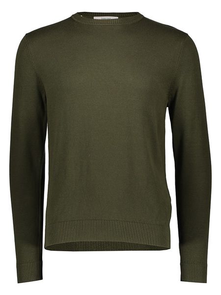 SELECTED HOMME Sweter w kolorze khaki rozmiar: XL. Brązowe swetry nierozpinane Selected Homme, xl, bez wzorów, bez kołnierzyka, bez ramiączek. Za 109.00 zł.