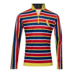 Bluza narciarska Męska Gareth & Lucas The Forty. Czerwone bluzy z polaru GARETH & LUCAS, na zimę, m, bez wzorów, z elastanu, bez kaptura. Za 229.99 zł.