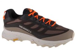 Buty do chodzenia Męskie Merrell Merrell Moab Speed. Brązowe buty turystyczne Merrell, bez wzorów, z materiału, bez zapięcia, trekkingowe. Za 499.99 zł.